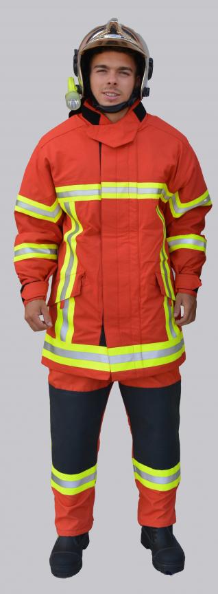 FIN DE SERIE : VIP3012C/RGTT Veste d'intervention textile pour sapeurs ...